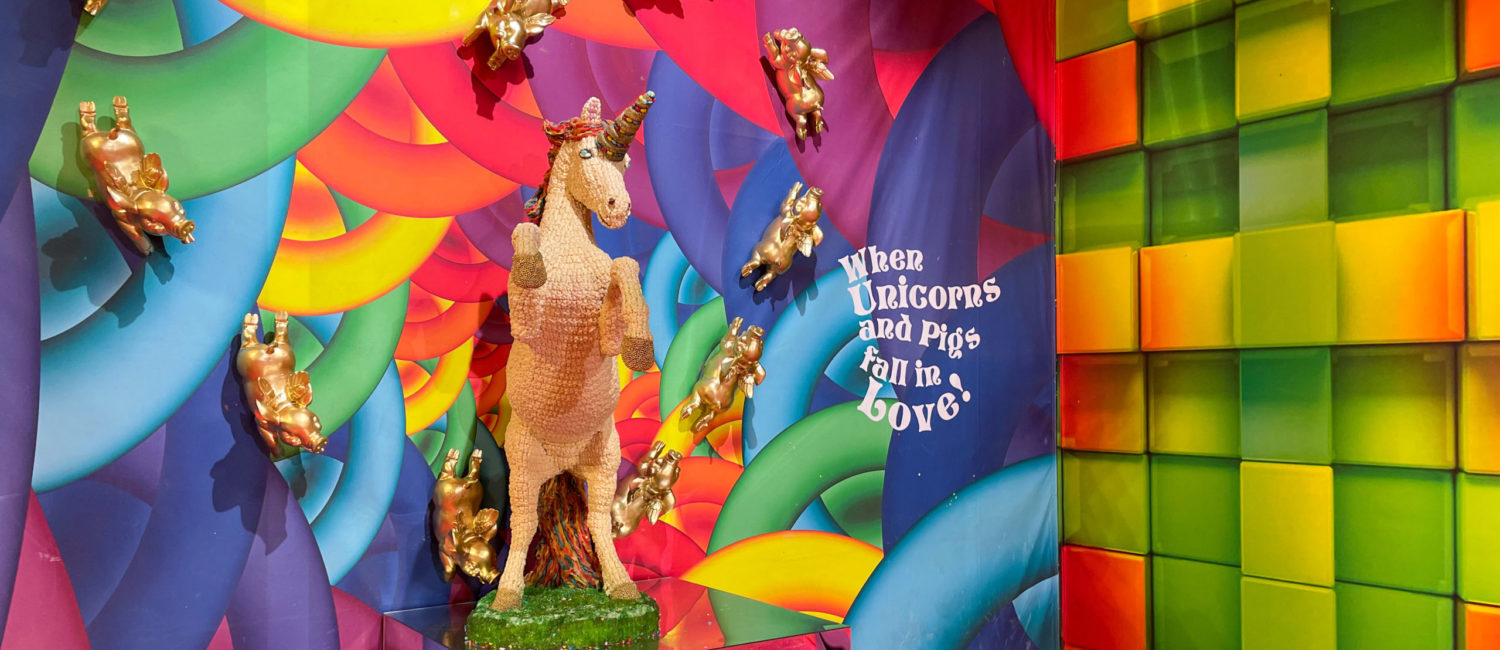 The Candytopia unicorn
