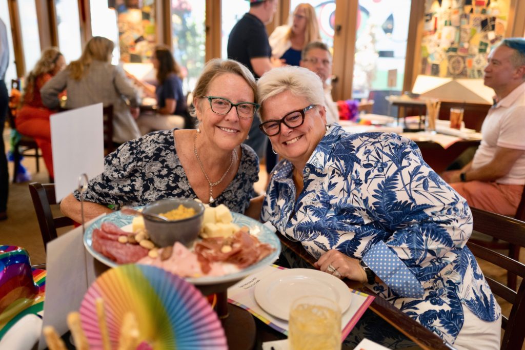 Janice Lee Parks, Marsha Lee at the Mint Julep fundraiser for Legacy Community Health (Photo by Daniel Ortiz)