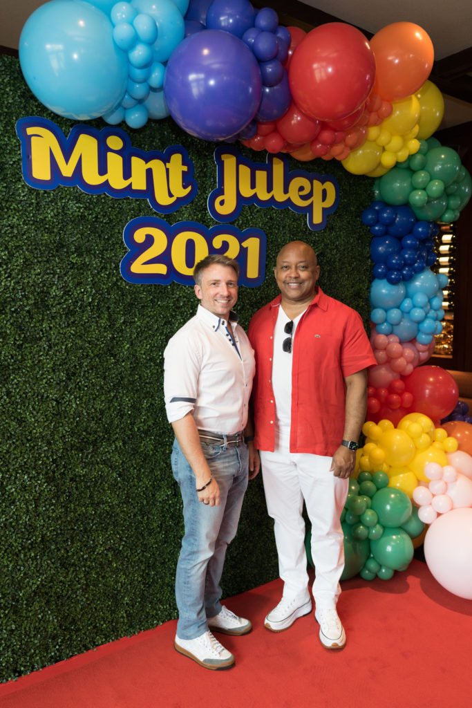 Kenneth Raymond, John Middleton at the Mint Julep fundraiser for Legacy Community Health (Photo by Daniel Ortiz)