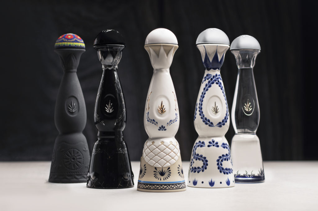 (L to R) Mezcal Durango, Ultra, Anejo, Reposado, Plata