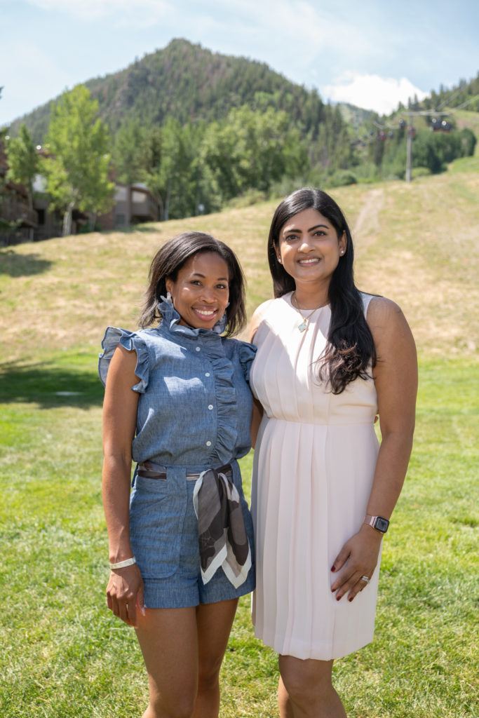 Roslynn Bazzelle Mitchell, Dr. Ishwaria Subbiah (Photo by Daniel Ortiz)