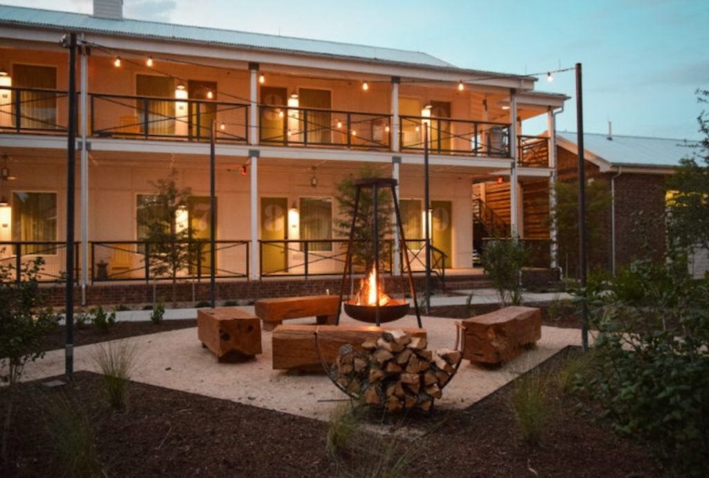 Calvary Court encourages guests to enjoy the great outdoors.