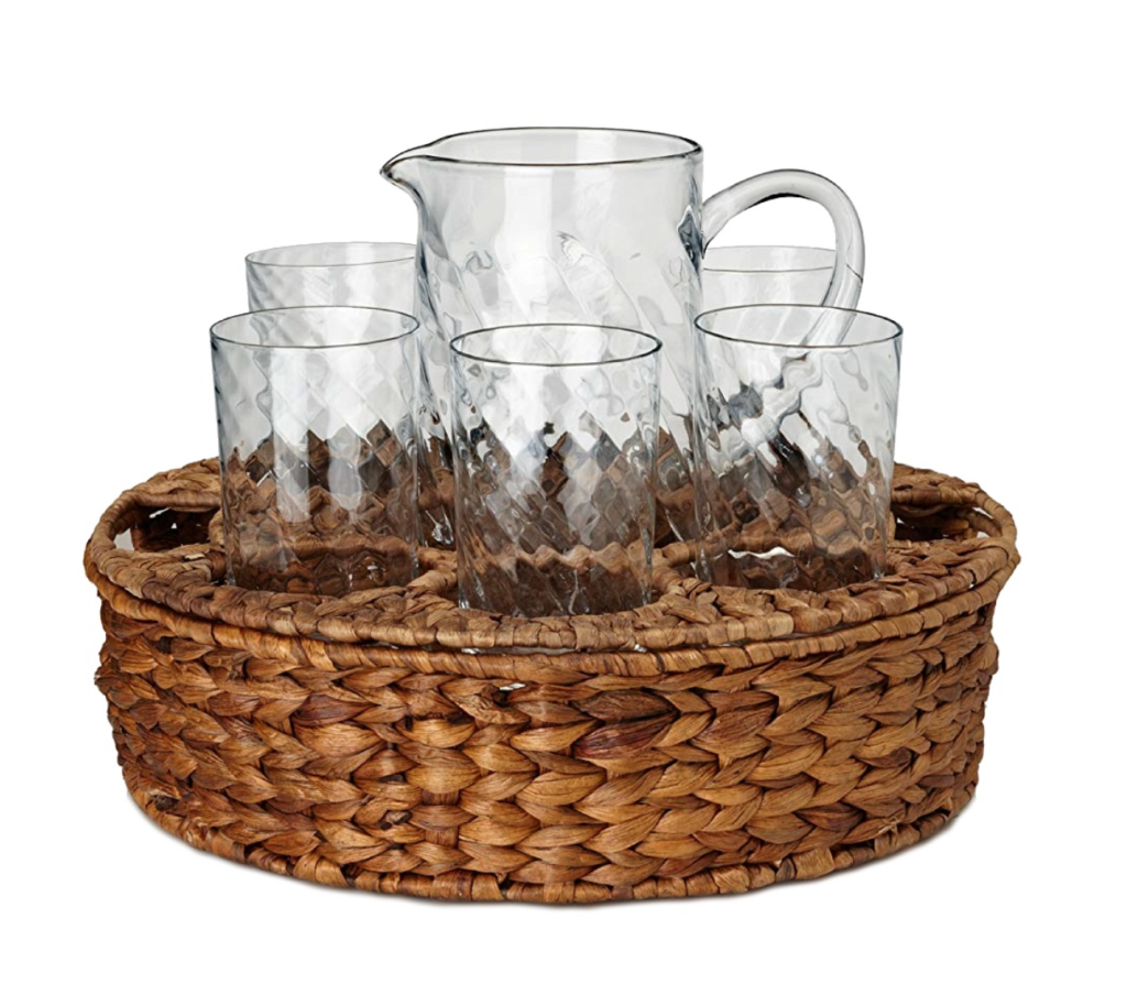 Enjoy your favorite drink or cocktail in the great outdoors with the Garden Terrace Set.