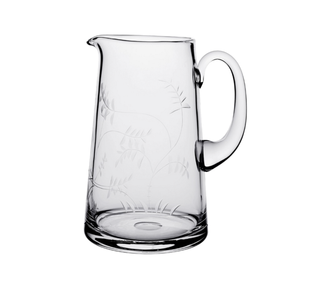 This William Yeoward pitcher is a  practical and pretty shape perfect for entertaining inside and out.
