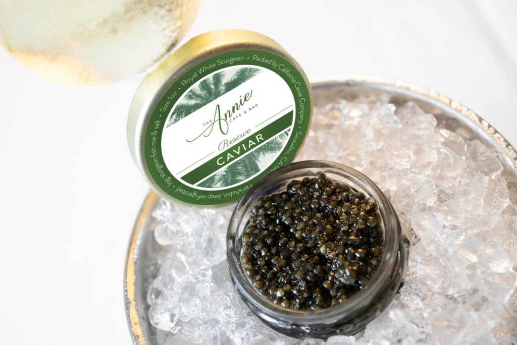 The Annie Café & Bar caviar debuts on the menu on Saturday with a special afternoon tea and caviar (plus champagne) service. (Photo by Daniel Ortiz)
