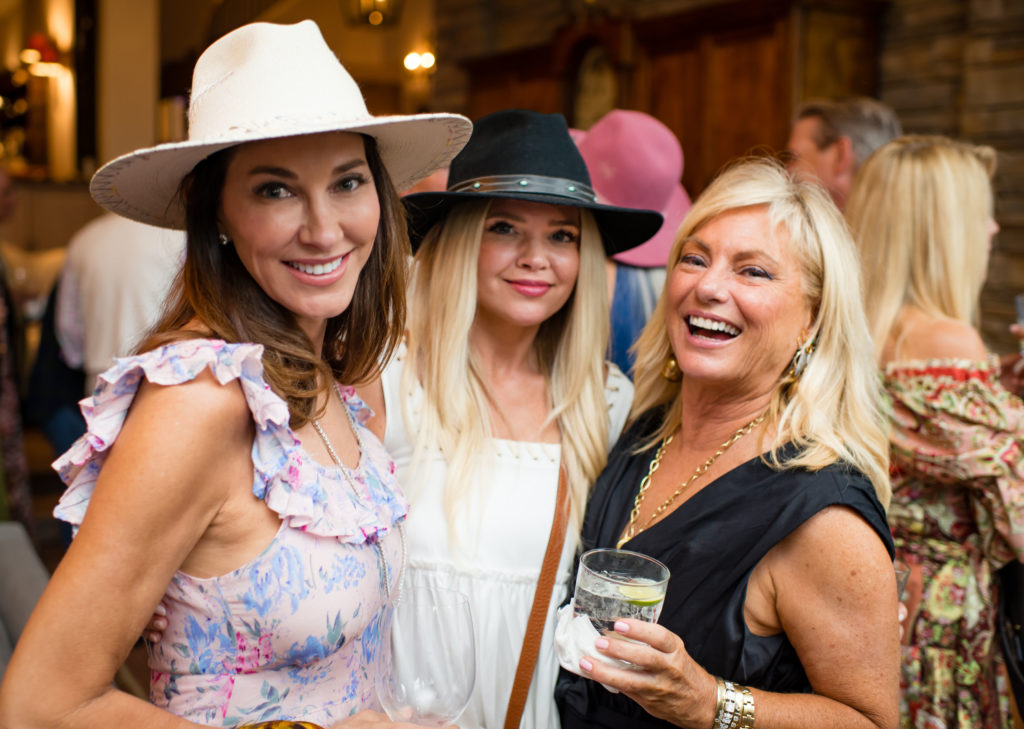 Sunni Solomon, left, Leisa Street at the Exclusive Resorts event at the Aspen home of Glenn Bucksbaum (Photo by Ross Daniels Photography) (Photo by Ross Daniels Photography)