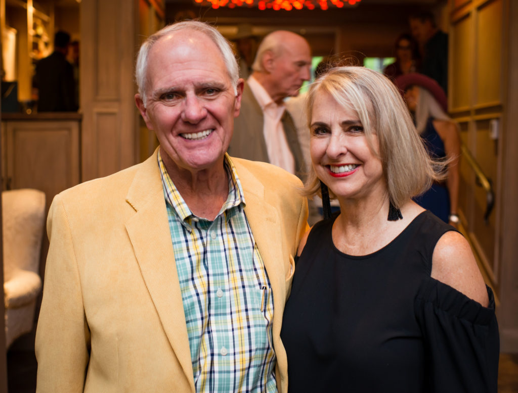 Dick & Susan Hansen at the Exclusive Resorts event at the Aspen home of Glenn Bucksbaum (Photo by Ross Daniels Photography)