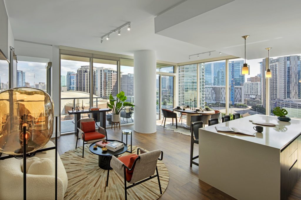 The Victor's units quickly vault high up the list of Dallas' best apartments. (Photo by  Eric Laigne)