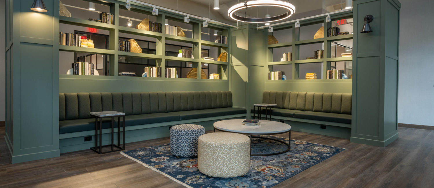 coworking Life Time Work Library Setting