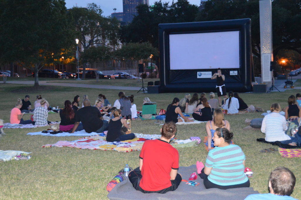 Catch Monday Movie Nights in Griggs Park this fall in Uptown.