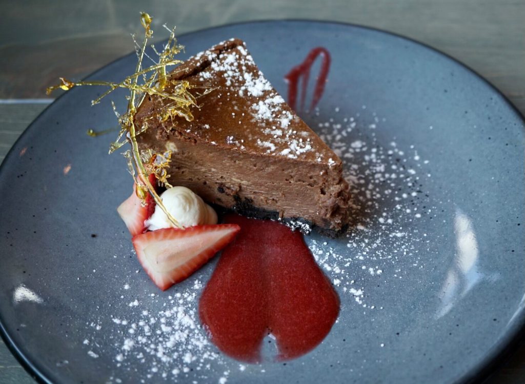 Urban Seafood Company also serves several desserts like a chocolate truffle cheesecake. (Courtesy)