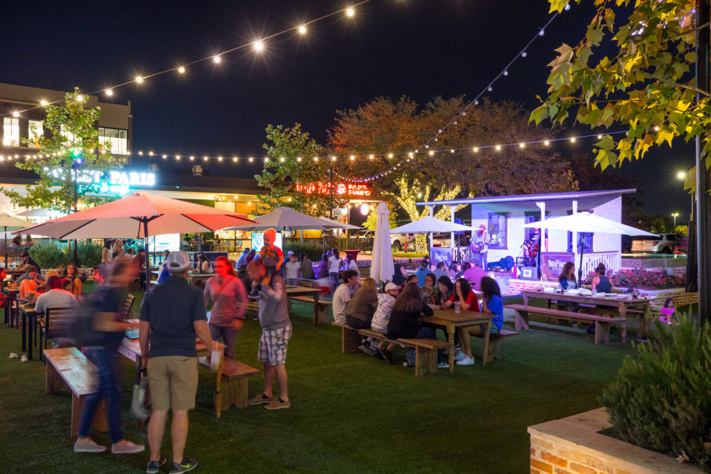 When the Aggie team is playing an away game, Century Square will be hosting a watching party complete with a giant TV screen. 