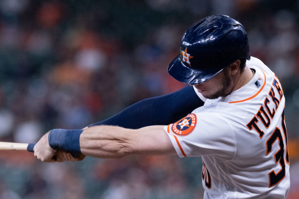 Kyle Tucker knows how to do damage with a good swing. (Photo by F. Carter Smith)