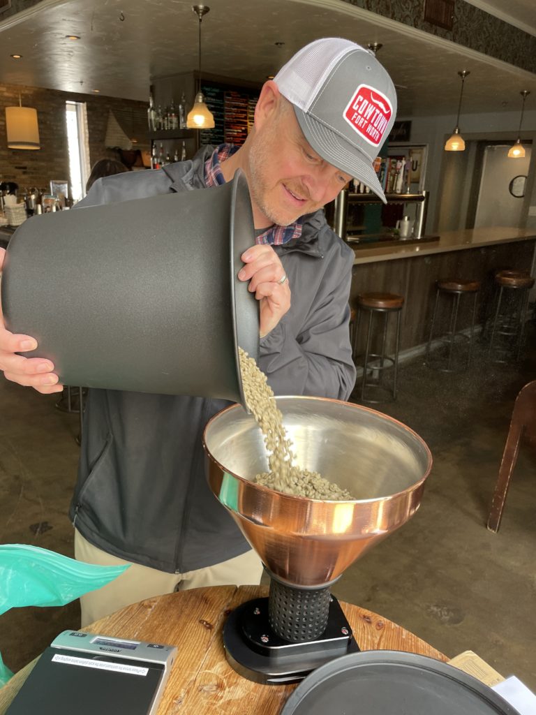 Joey Turner adds coffee roaster to his resume. 