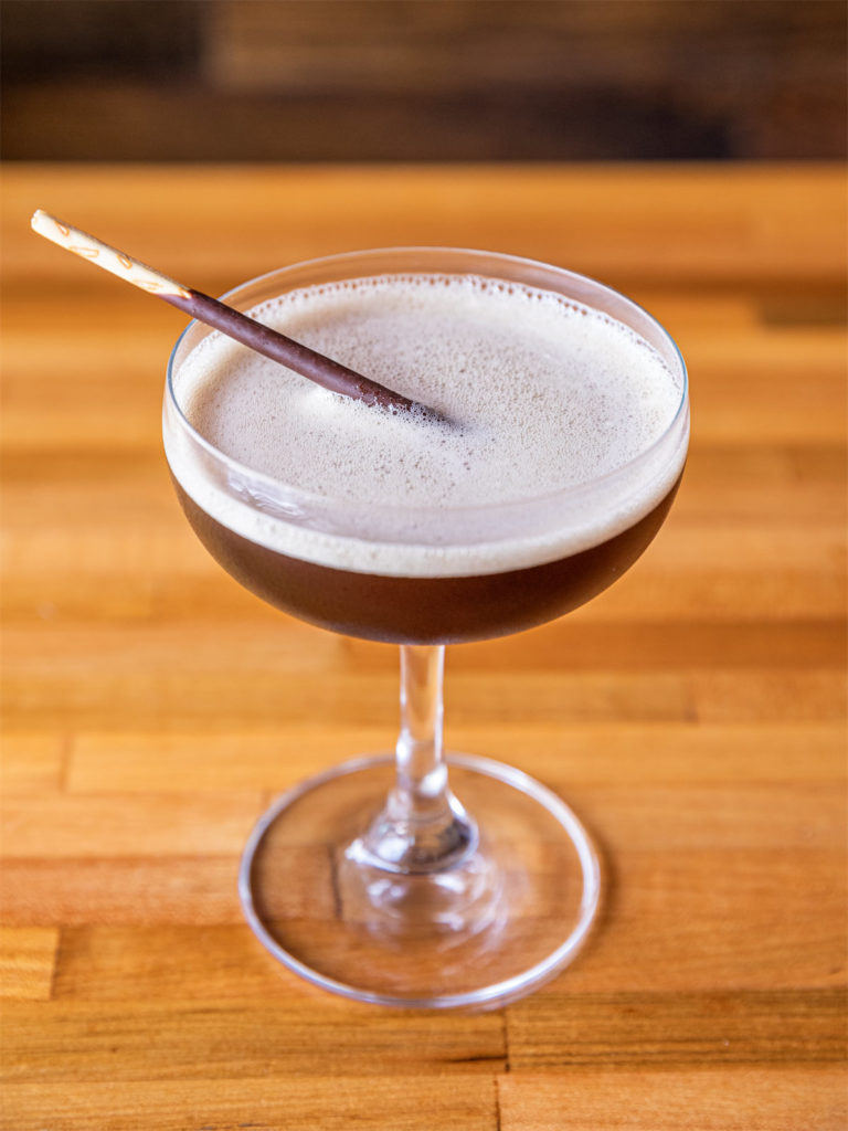Rye offers a N₂OLA Espresso Martini with NOLA style nitro cold brew and chicory coffee liqueur. (Photo by Samantha Marie Photography)