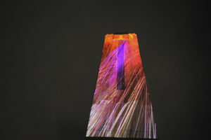 FWPA – Pioneer Tower Projection Test_ Refik Anadol _Pioneer Tower Dreams_