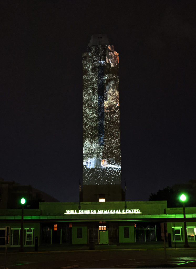 Pioneer Tower will becocme the canvas for artist Refik Anadol's Pioneer Tower Dreams on August 20 & 21.