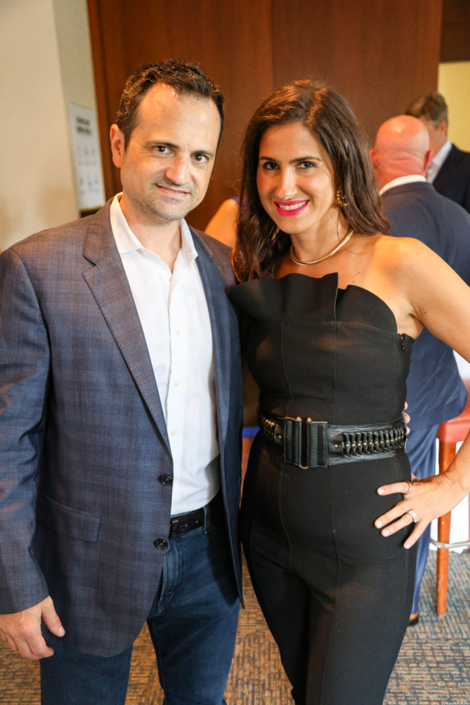 Gilad & Lisa Zadok at the HelpCureHD event at Union Station at Minute Maid Park. (Photo by Kenny Richmond)