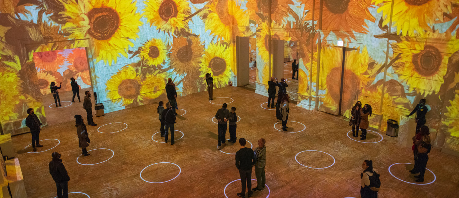 Immersive Van Gogh Chicago 8 – Photo Credit Michael Brosilow. (Photo by Michael Brosilow)
