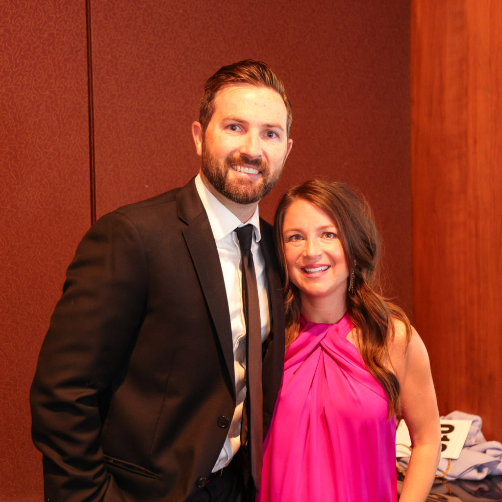 Stephen & McKenzie Sullivan at the HelpCureHD fundraiser (Photo by Kenny Richmond)