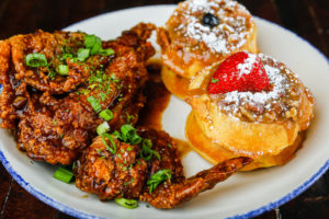 Taste Bar + Kitchen General Tso Chicken and Waffle (Photo by Jeremiah Jones)