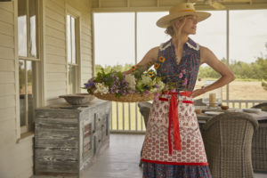 Westin-Dress-Vintage-Patchwork-Apron-Western-Willow-Red-7