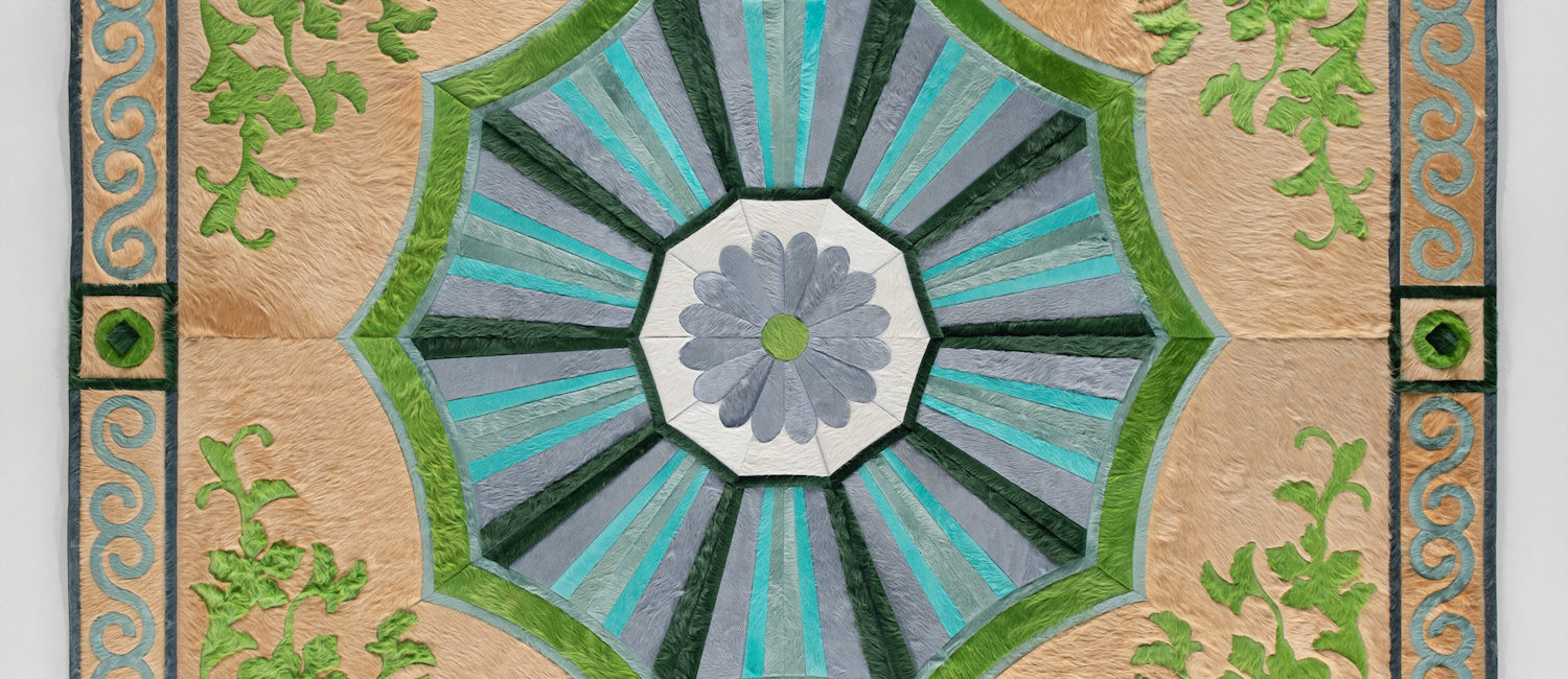 Kyle Bunting X Timothy Corrigan’s Savonniere rug.