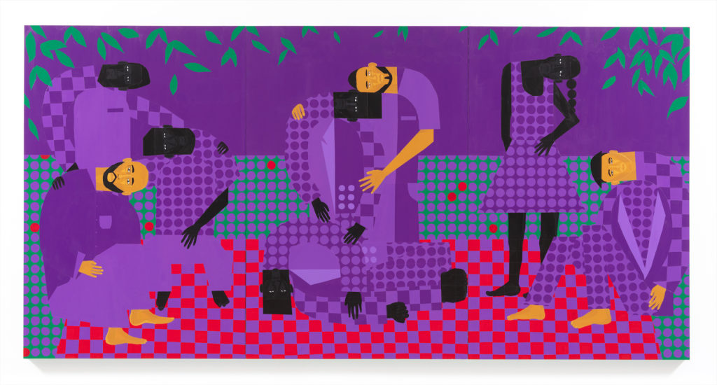 Jon Key’s “Chosen Family No. 14,” 2021, at Steve Turner (Courtesy of The Armory Show)