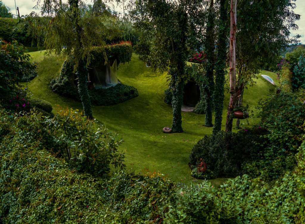 A verdant tropical garden envelopes Casa Orgánica. (Photo by Pia Riverola and Arquitectura Orgánica)