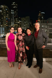 23. Amy Gibbs, Managing Director; Shawn Stephens, Gala Chair; Mei-Ann Chen, Artistic Partner & Conductor; Drew Helmer, Chair, Board of Directors