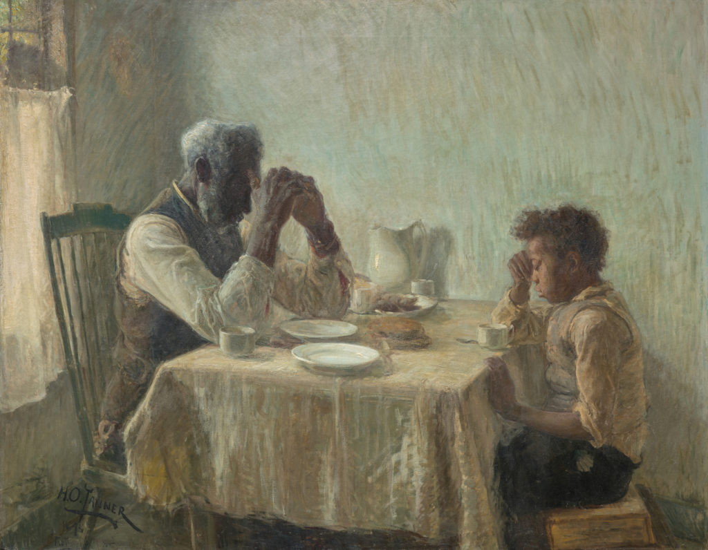 Henry Ossawa Tanner's "The Thankful Poor," 1894 (courtesy of Collection Art Bridges)