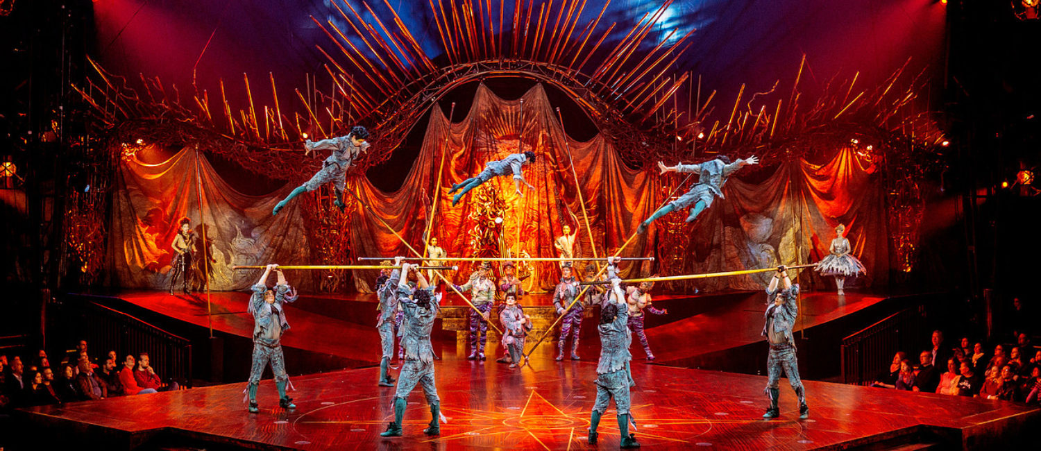 The visually stunning Alegría, by Cirque du Soleil opens in Houston Nov. 13. Photo by Marie-Andrée Lemire.