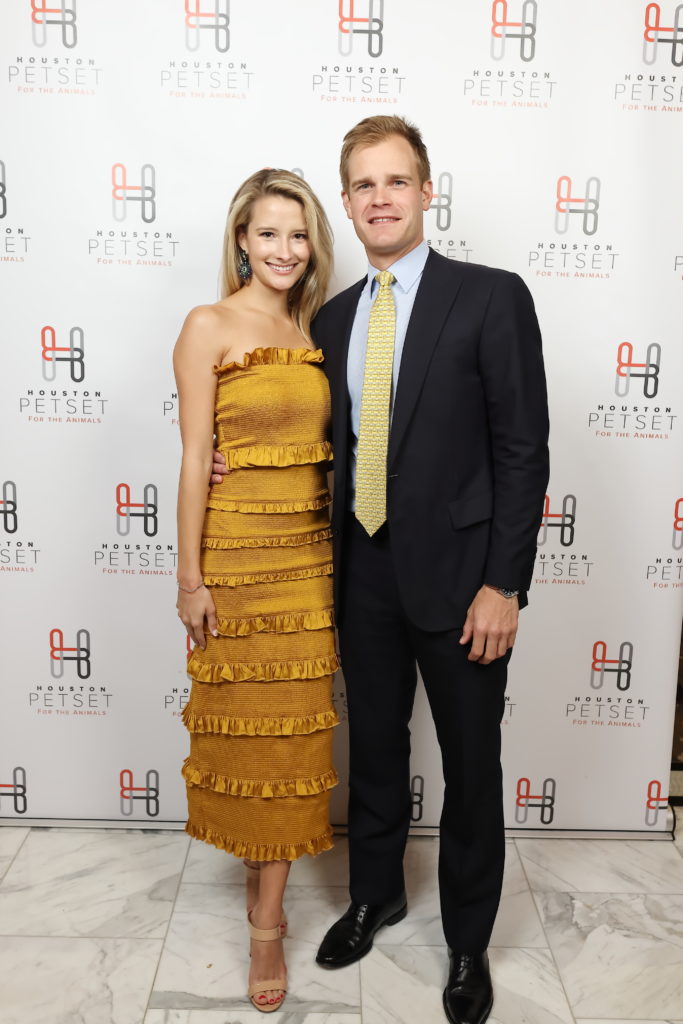 Allison Bereswell, Nick Boulle at the PetSet Fierce & Fabulous Soirée at the Post Oak Hotel.  (Photo by Quy Tran)
