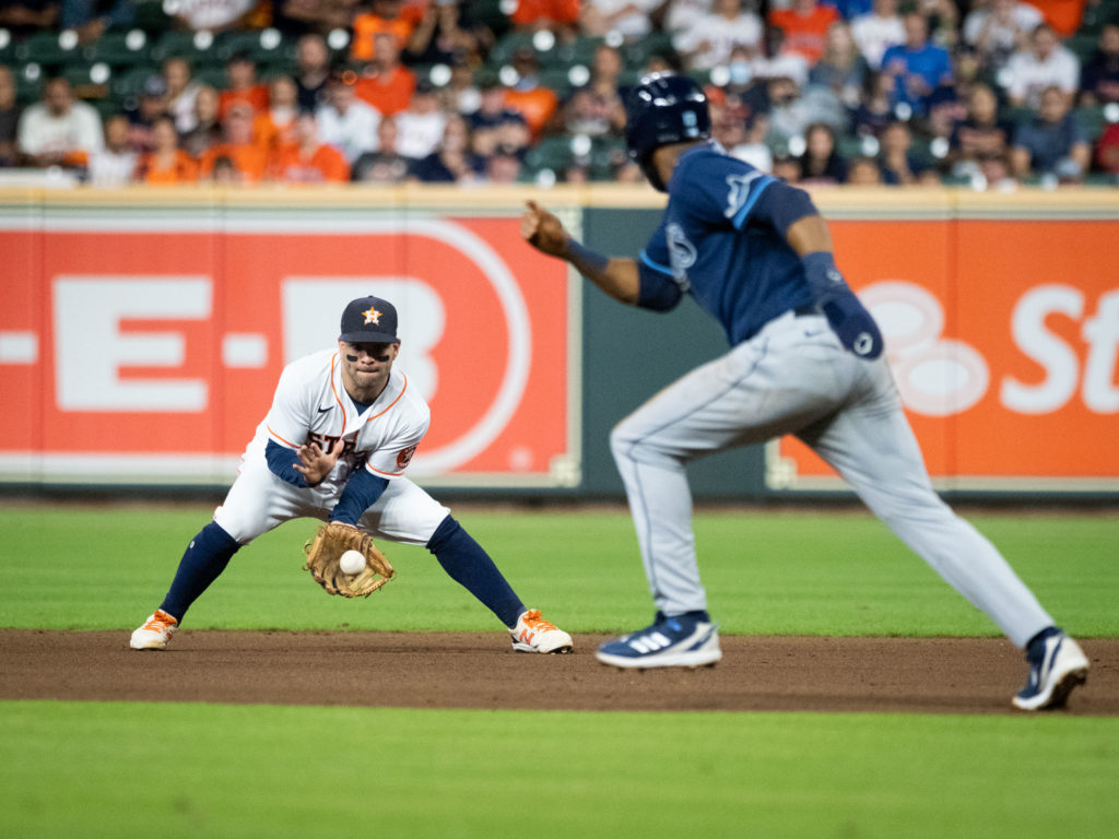 The Astros and Rays are circling each other in the American League again. (Photo by F. Carter Smith)