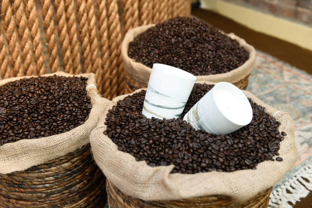 The new Diptyque Byblos candle evokes the scent of roasted coffee in the city's souk market. (Photo courtesy of Diptyque)