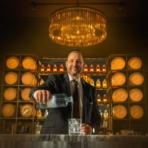 Blackland – Markus Kypreos pours his fabulous gin at the cocktail bar inside Blackland Distillery