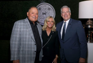 Bob Parsons, Renee Parsons, and Plano Mayor John B. Muns (Photo by Rick Kern/Getty Images for PXG)
