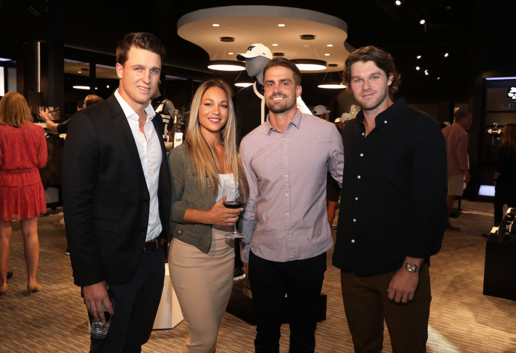 Cassandra Meyer, Rob Mougey, and Blair Wheeler (Photo by Rick Kern/Getty Images for PXG)