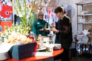 Elizabeth Swift Copeland and PaperCity’s Shelby Hodge as they sample the fall soufflé options; photo by Daniel Ortiz Photography (Photo by Daniel Ortiz)