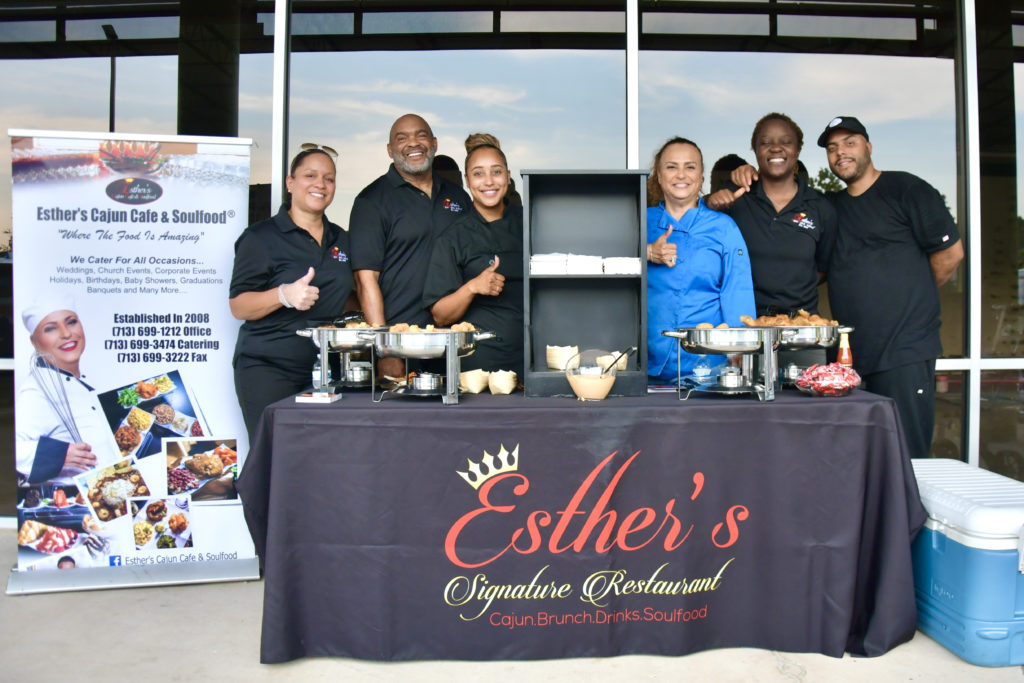 Esther’s Cajun Café and Soulfood joined the party at The Common, where Chef Esther took the helm. (Photo by Alex Montoya)