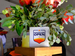 Construction of hospitality and viewing areas for the 2021 Houston Open PGA event at Memorial Park Golf Course continuedWalnut Valley Festival on the Winfield Fairgrounds Sunday