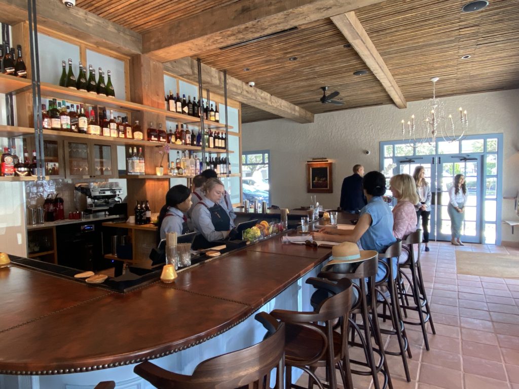 Counting bar seating, Lulu's River Oaks can handle 75 diners.