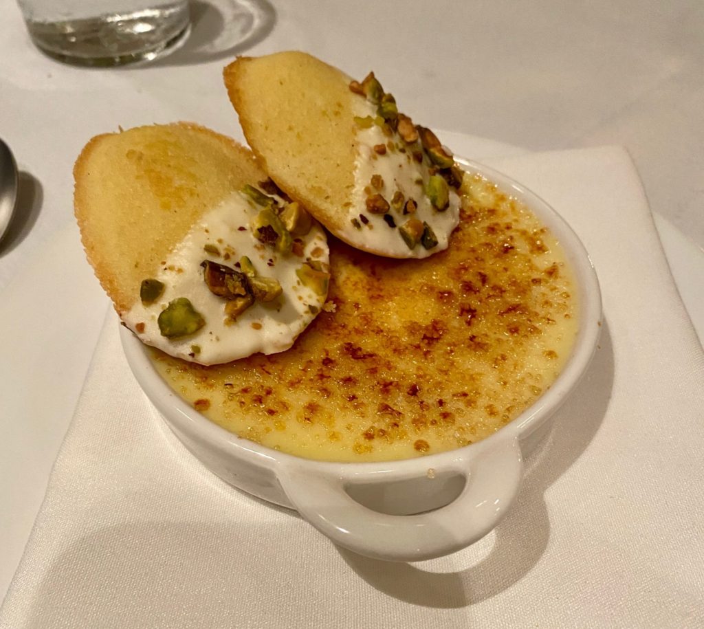 Don't leave Dakota's Steakhouse without ordering the lavender creme brulee for dessert. (Photo by Megan Ziots)