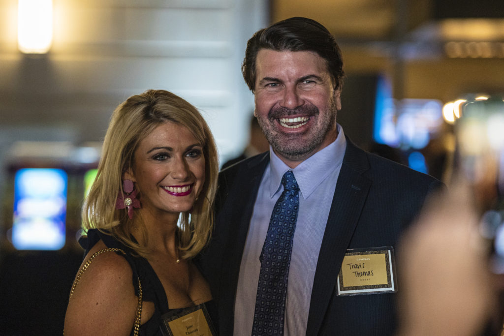 Jane & Travis Thomas at Compass Casino night (Photo by Pat Press Photo)