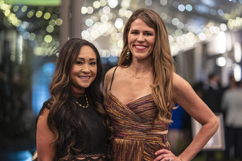 Jennifer Penchas, Natalie Vega at Compass Casino night (Photo by Pat Press Photo)