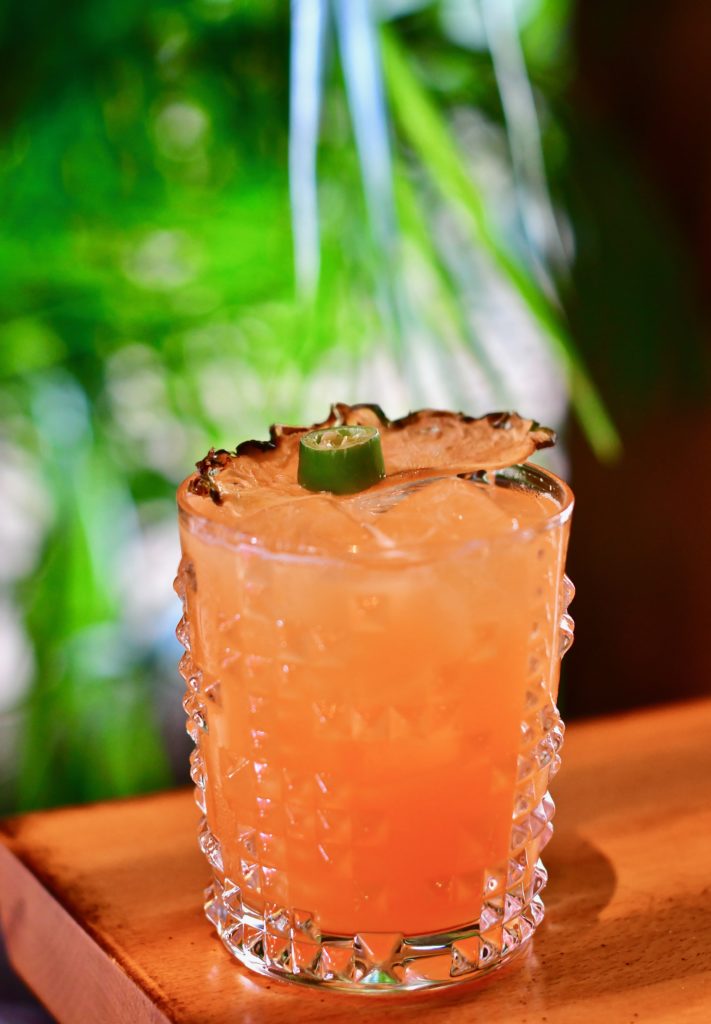 One of their signature cocktails, The Jungle Disco is named for the disco music that plays in the background here. (Photo by Michael Anthony)