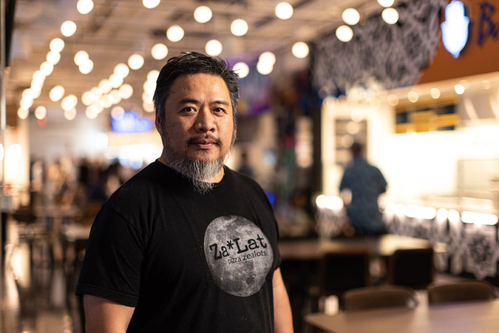 Khanh Nguyen is the CEO and founder of Zalat Pizza. (Photo by Kathy Tran)