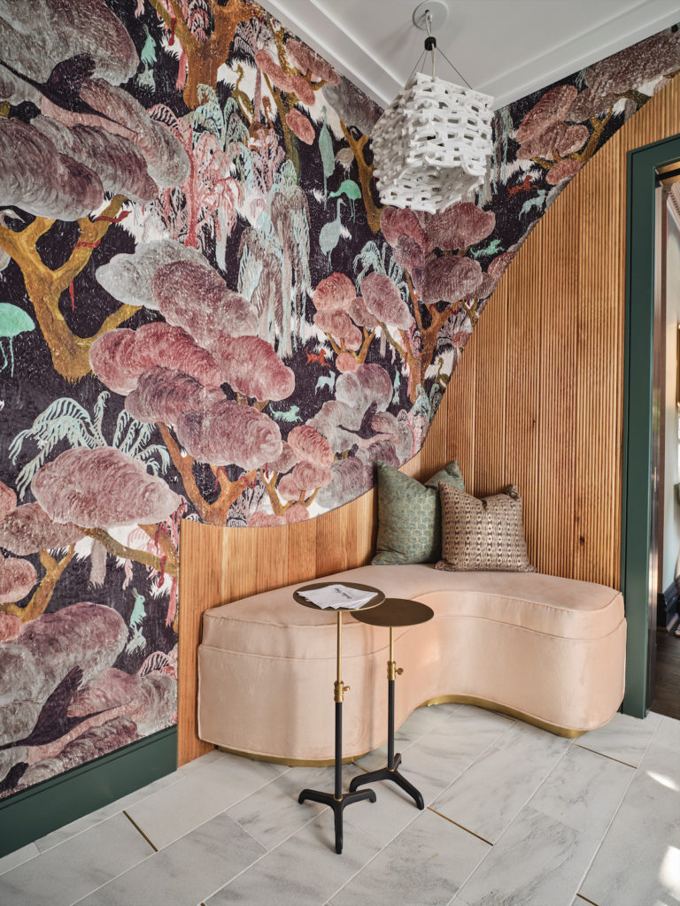 A poolside hideaway by Traci Connell Interiors (Photo by Stephen Karlisch)