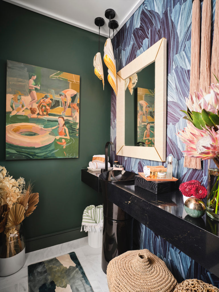 A poolside hideaway by Traci Connell Interiors (Photo by Stephen Karlisch)