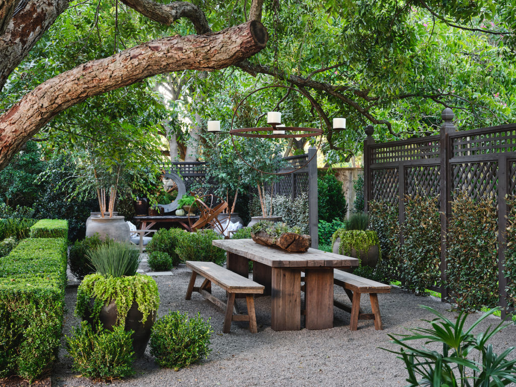 A lush outside garden. (Photo by Stephen Karlisch)